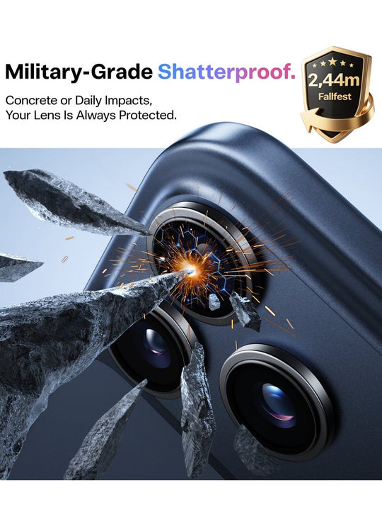 TORRAS LensGuard Camera Lens Protector for iPhone 17 Pro Max - Black
