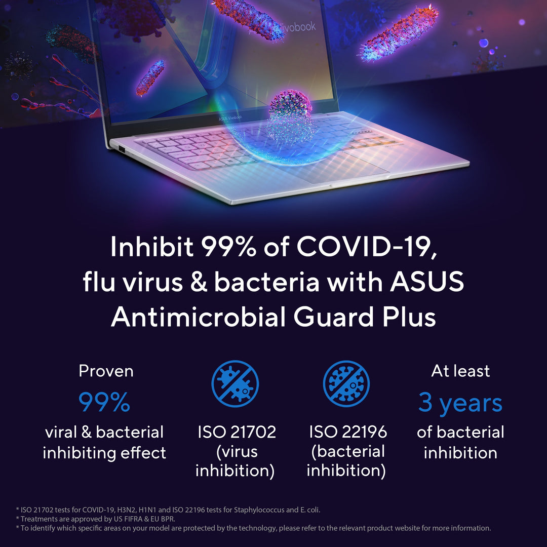 Asus Vivobook 14 Laptop Intel Core i5-1334U, 8GB RAM, 512GB SSD, 14-inch FHD display, Quiet Blue, X1404VA-NK884W