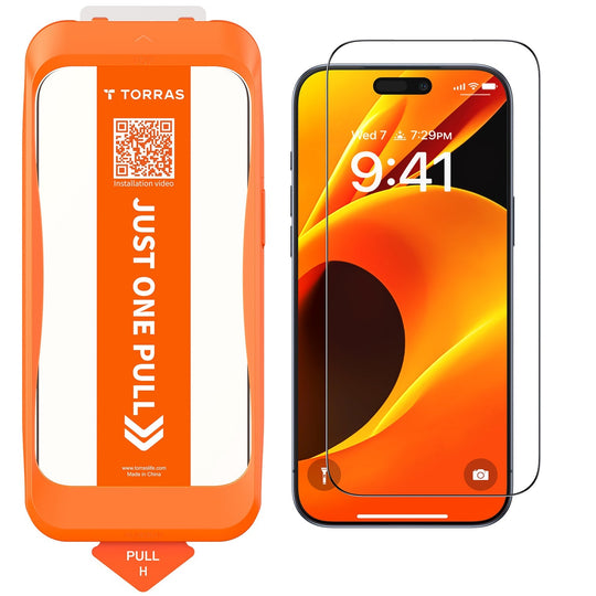 TORRAS Install Master Screen Protector for iPhone 17 Pro Max - Clear