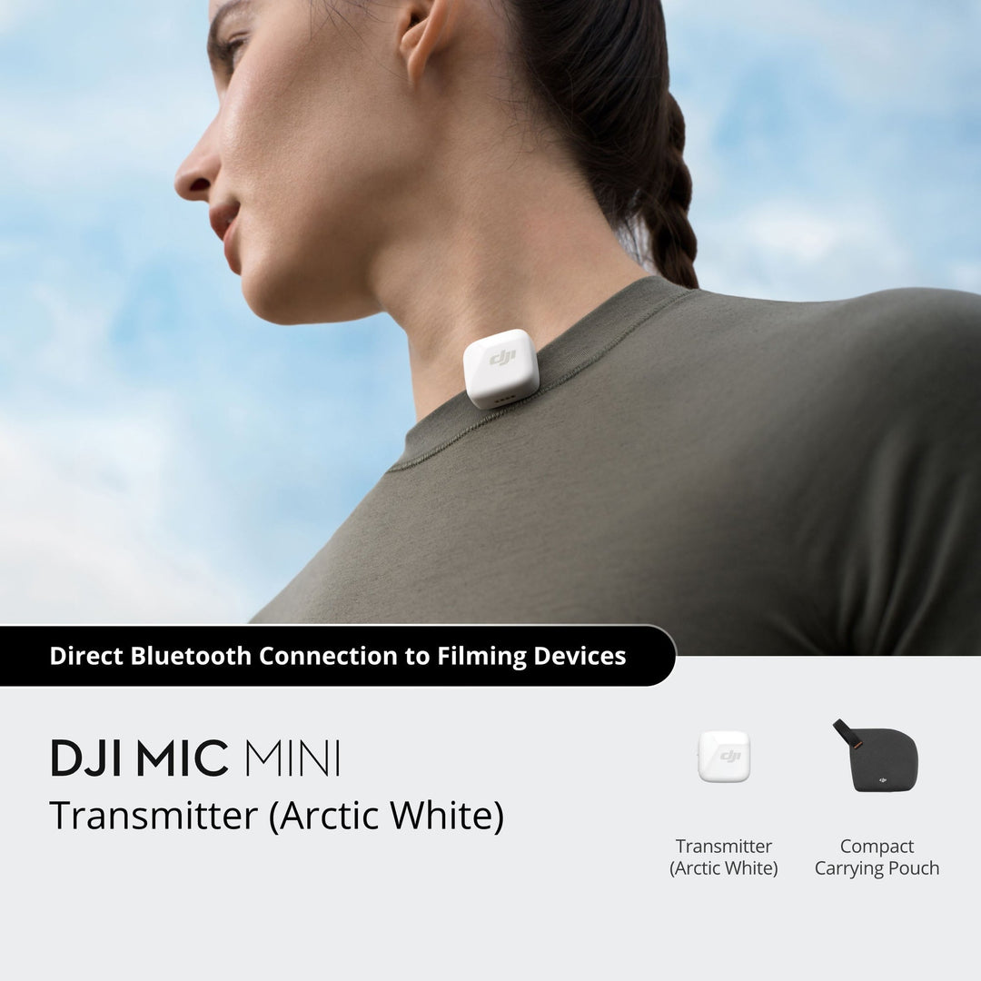 DJI Mic Mini Transmitter, Arctic White MIC100M-TXW