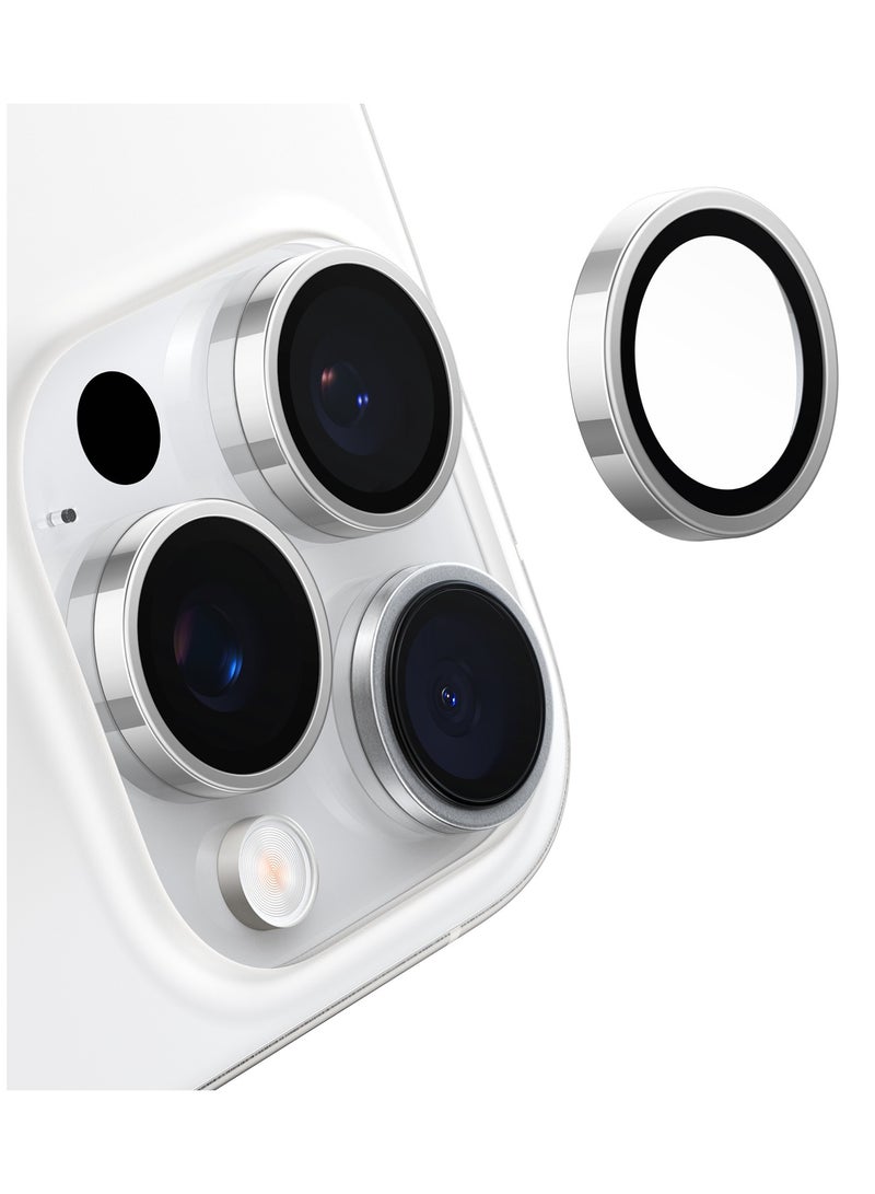 TORRAS Pstand 3-in-1 Case, Screen Protector & Lens Protector Bundle for iPhone 16 Pro - Clear