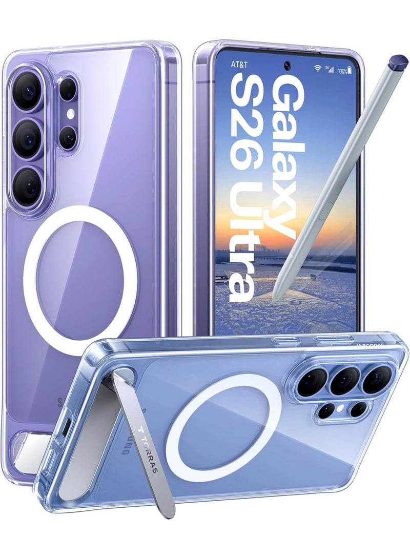 TORRAS Ostand L1 Guardian Case for Samsung Galaxy S26 Ultra - Clear