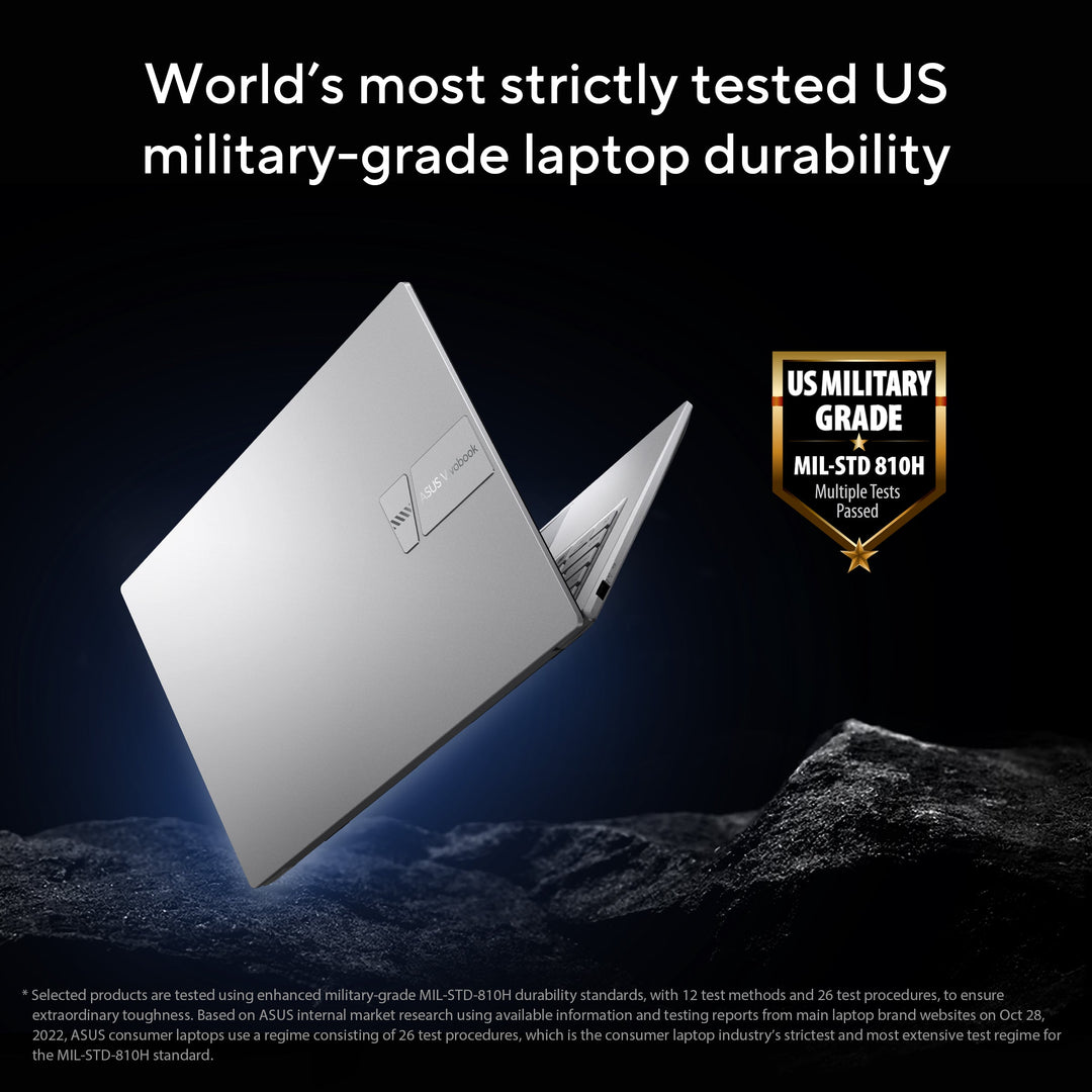 Asus Vivobook 14 Laptop Intel Core i5-1334U, 8GB RAM, 512GB SSD, 14-inch FHD display, Quiet Blue, X1404VA-NK884W