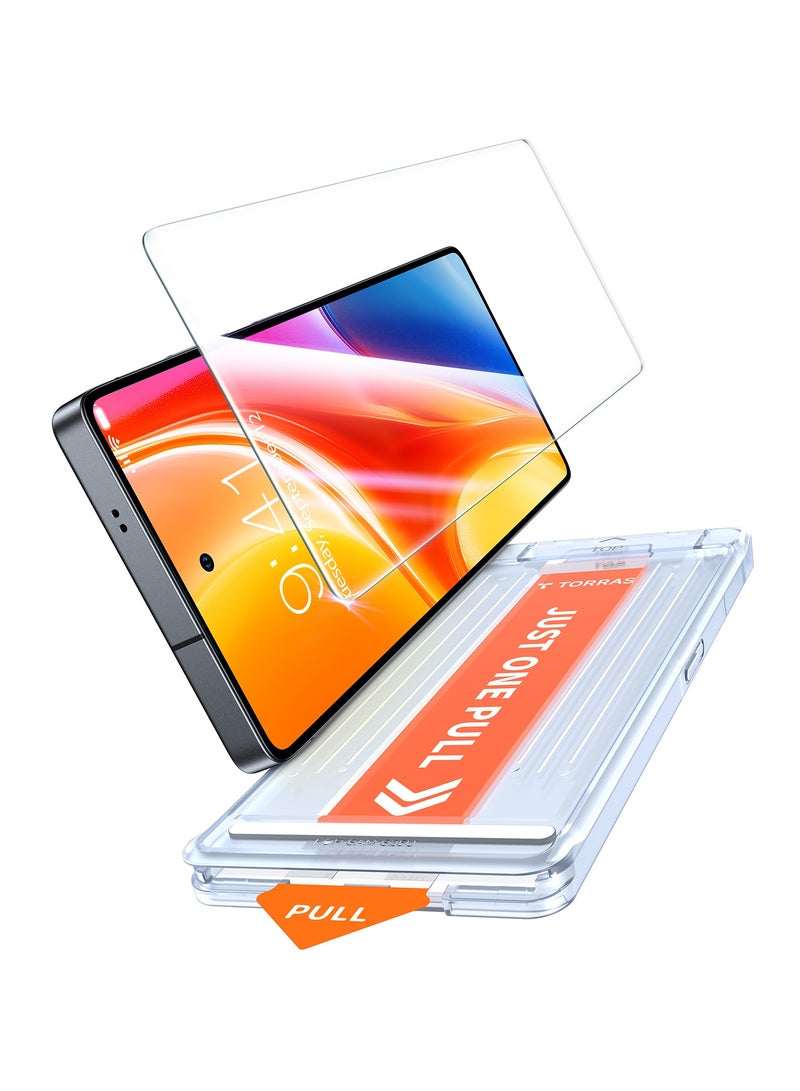 TORRAS Install Master Screen Protector for Samsung Galaxy S25+ - Clear