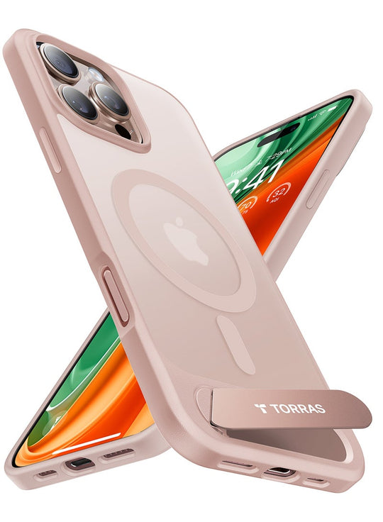 TORRAS Pstand Case for iPhone 16 Pro Max - Desert Gold