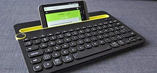 Logitech Bluetooth Multi-Device Keyboard Black and Yellow, Computers, Tablets and Smartphones, K480