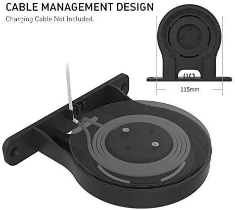 AhaStyle Wall Mount Bracket Holder Shelf For Google Nest Wi-Fi Router Black