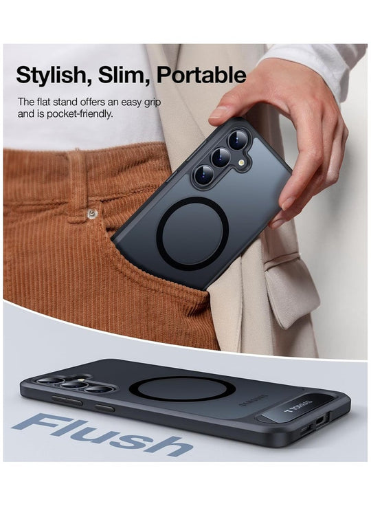 TORRAS Pstand Case for Samsung Galaxy S25+ - Black