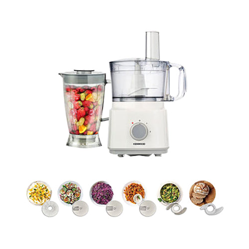Kenwood FDP03.C0WH MultiPro Compact Food Processor 1.5L 650W White