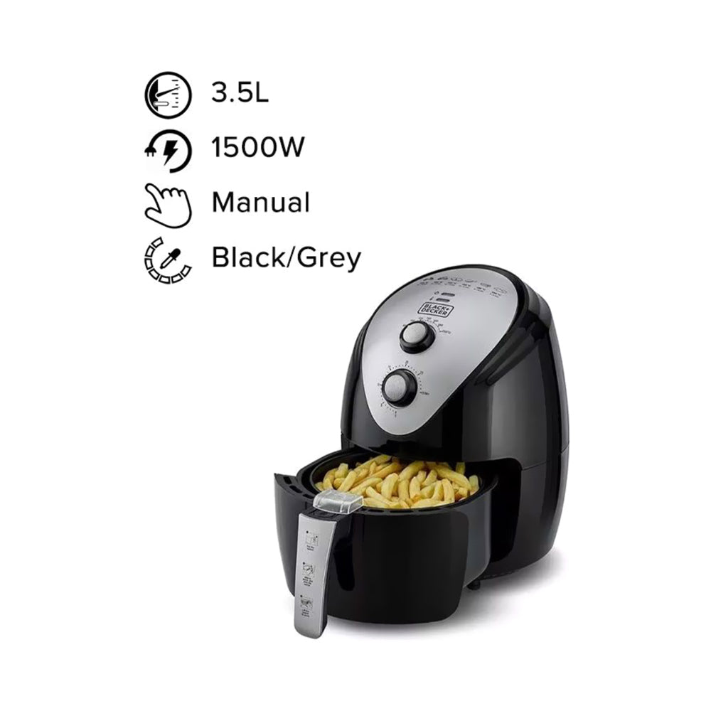 BLACK+DECKER AF150-B5 AeroFry Air Fryer 3.5L 1500W