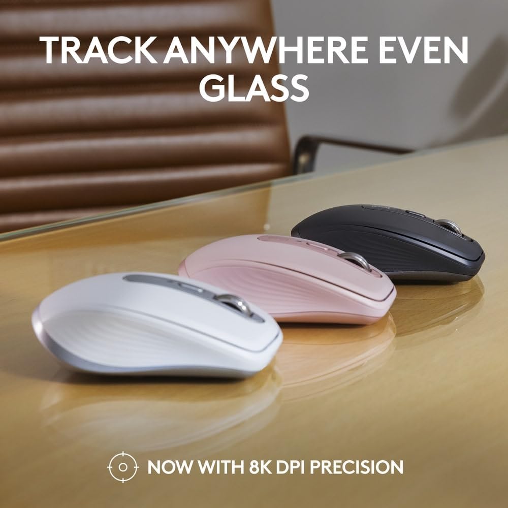 Logitech MX Anywhere 3S Compact Wireless Mouse Graphite