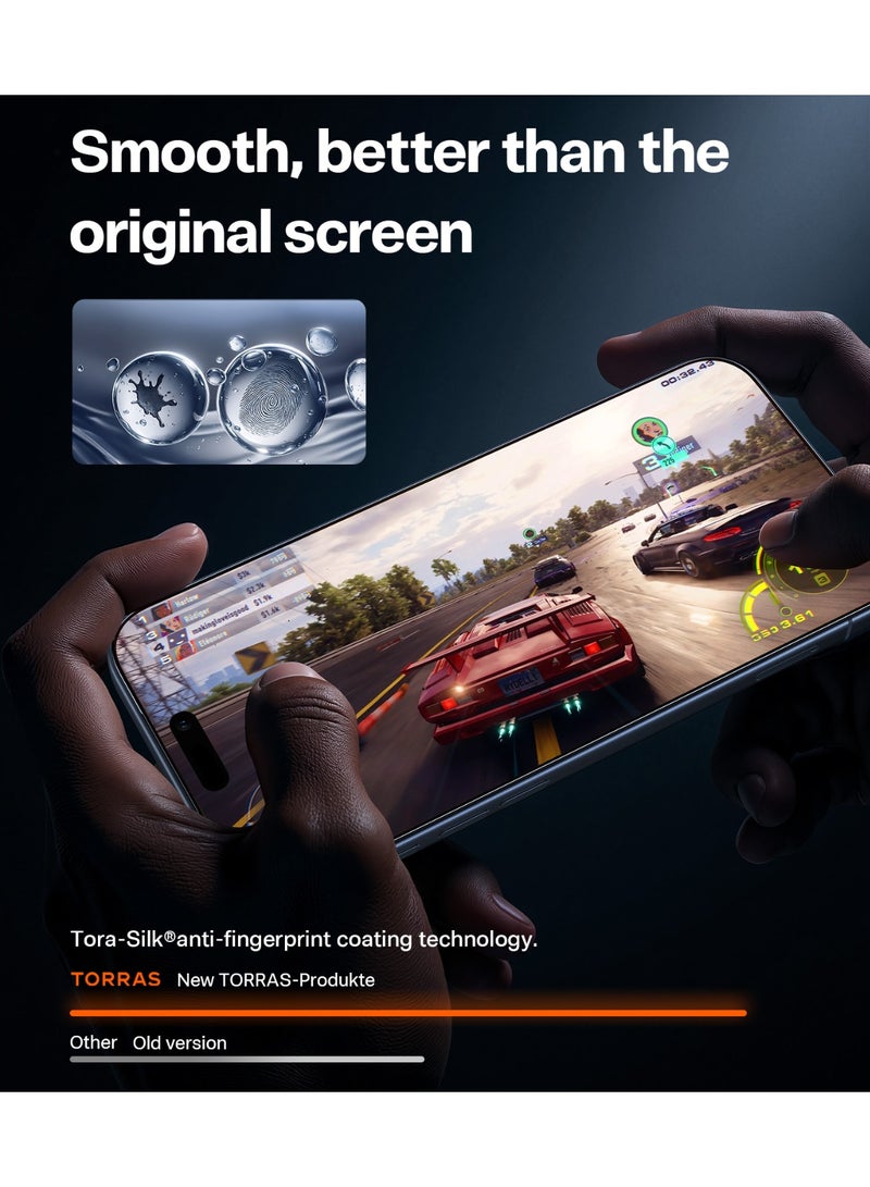 TORRAS Install Master Screen Protector for iPhone 17 Air - Clear