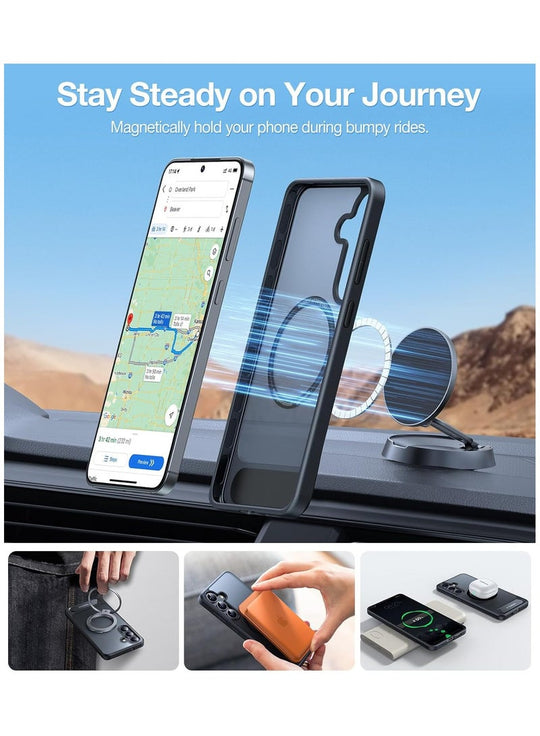 TORRAS Pstand Case for Samsung Galaxy S25+ - Black
