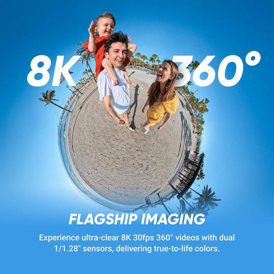 Insta360 X5 Action Camera with Starter Bundle Black I04CINSAAHAS