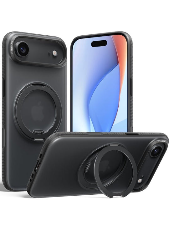 TORRAS Ostand R Fitness Case for iPhone 17 Air - Black