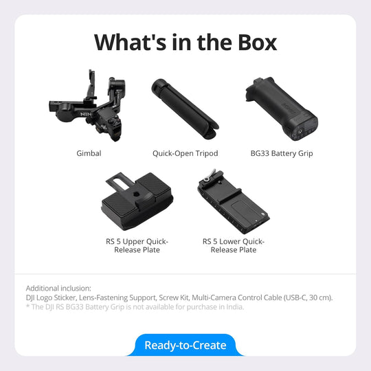 DJI RS 5 Gimbal Stabilizer for Camera RS500