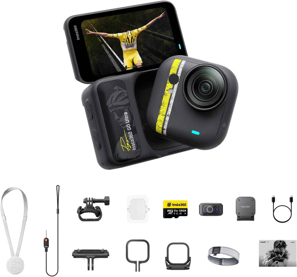 Insta360 GO Ultra Tadej Pogačar Edition – 4K Wearable Action Camera (Limited Edition)
