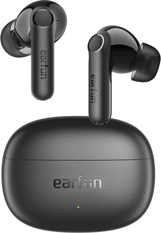EarFun Air Life Wireless Earbuds, Bluetooth 5.4 Earbuds, 2 mics AI ENC, 35H Playtime, Black