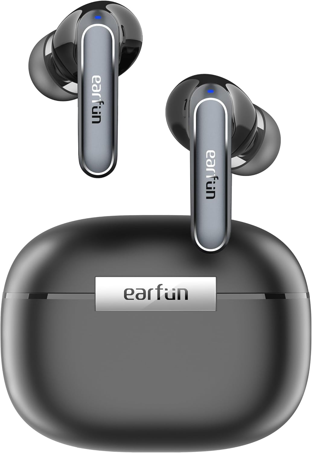 EarFun Air 2 Wireless Earbuds, LDAC Codec Ear Buds Bluetooth Earbuds, Hi-Res Audio TWS Earbuds, 4 Mics Bluetooth Earphones, Wireless Charging, TWS Earphones, Custom EQ