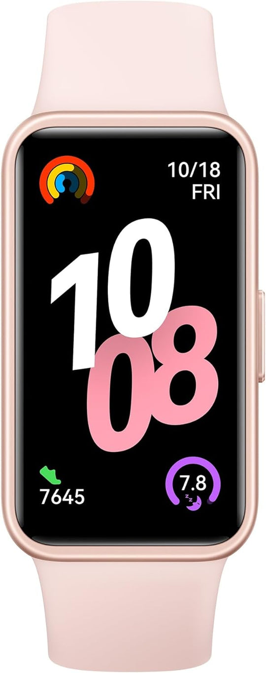 Huawei Band 10 Fitness Tracker with 37.3mm AMOLED Display - Pink