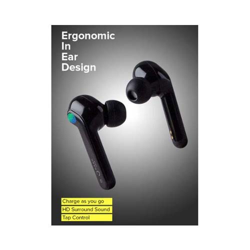 Edifier True Wireless Stereo Earbuds with Charging Case Black