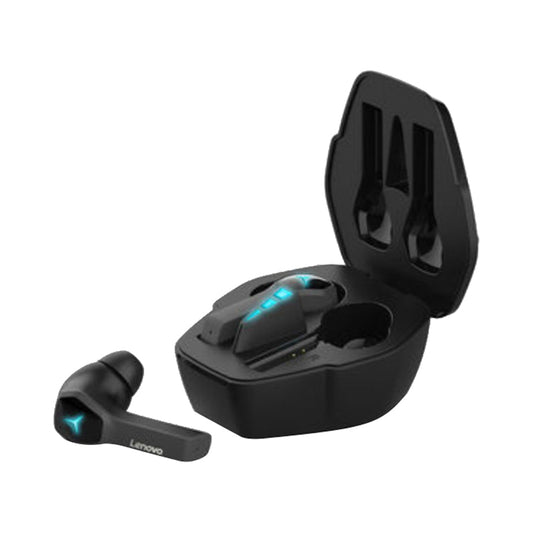 Lenovo TWS Bluetooth 5.0 In-Ear Gaming Earbuds with Charging Case, HQ08, Black