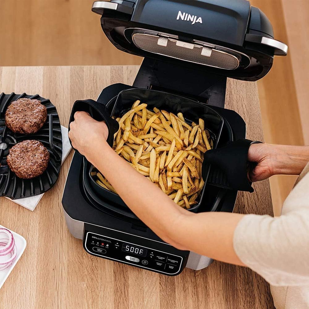Ninja AG301ME Foodi Health Grill & Air Fryer 5.7L