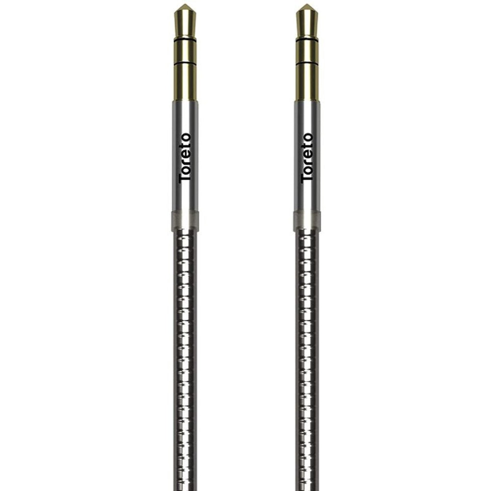 Toreto Aux Cable Stout 1.5M Silver