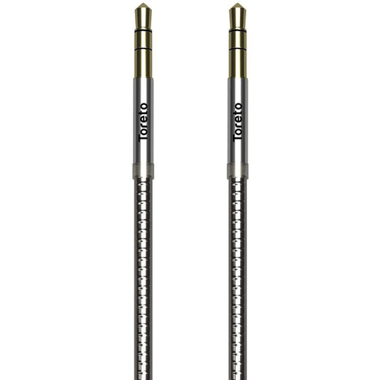 Toreto Aux Cable Stout 1.5M Silver