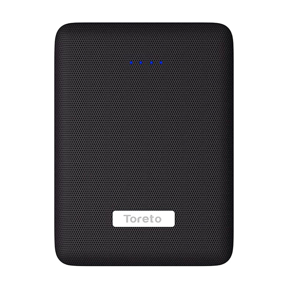 Toreto Portable Ultra Slim Power Bank 10000mAh Black