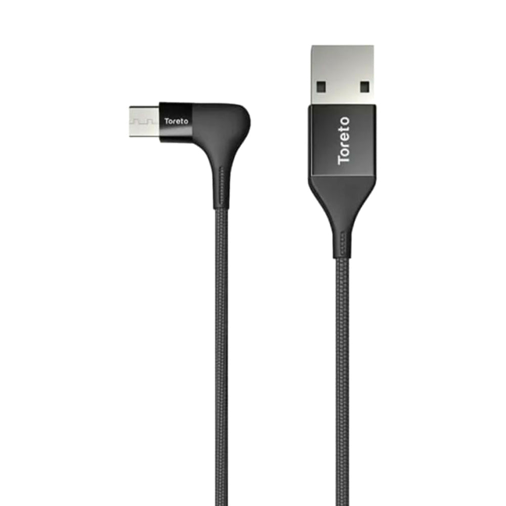 Toreto Elite-1 Micro-USB Charging Cable 1m Black