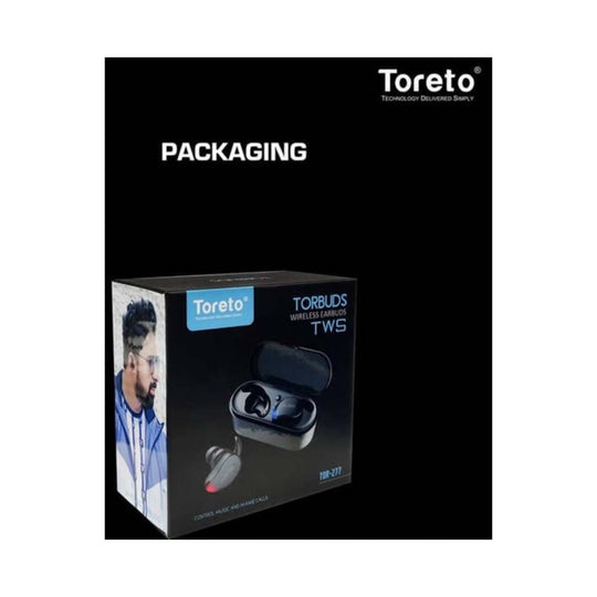 Toreto True Wireless Torbuds Headset Black