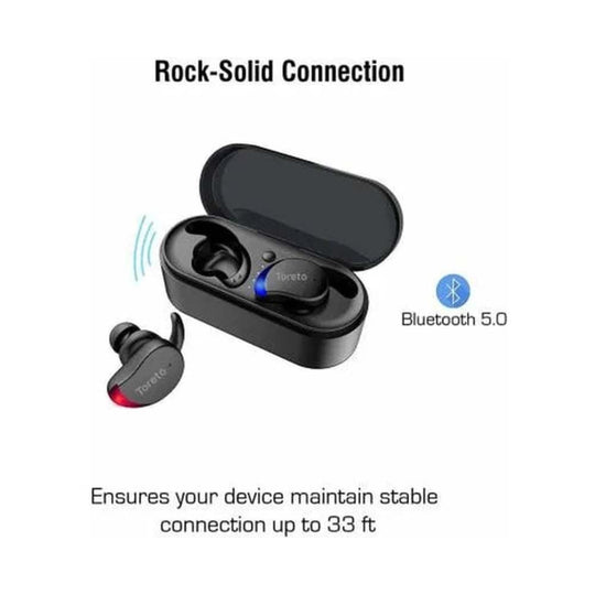 Toreto True Wireless Torbuds Headset Black
