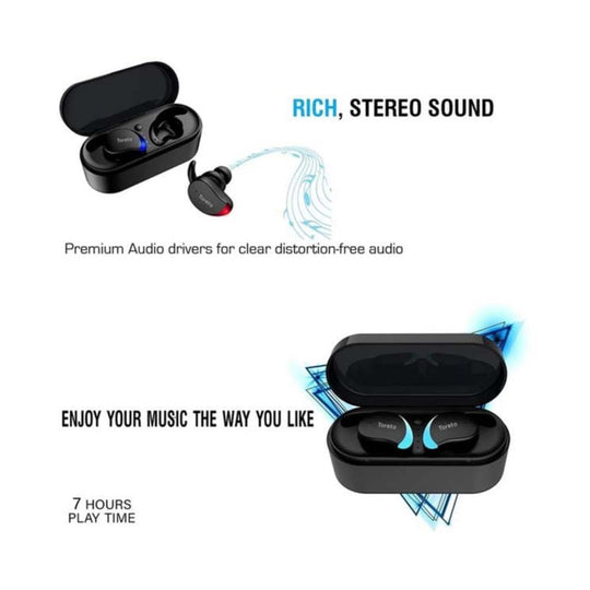 Toreto True Wireless Torbuds Headset Black