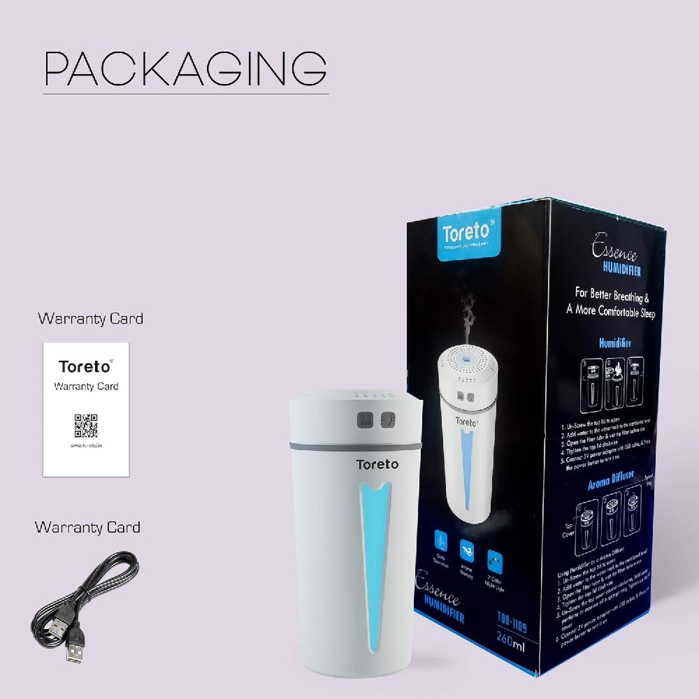 Toreto TOR1109 Essence Ultrasonic Humidifier