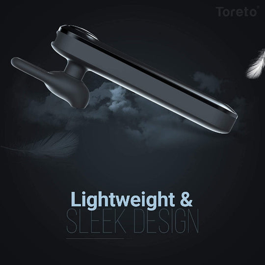 Toreto Wireless Talk Bluetooth Headset Black