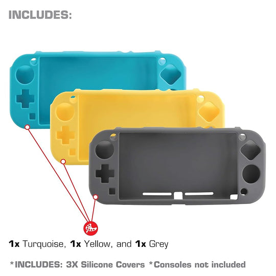 Nyko Silicone Cover Multi-Pak - 3 Multi Color Soft Protective Covers