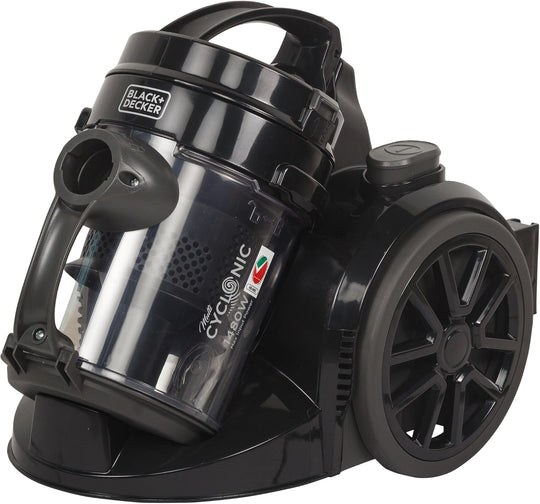 BLACK+DECKER VM1480-B5 Multicyclonic Canister Vacuum Cleaner 1400W 2.5L Black