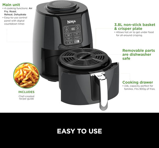 Ninja AF100ME Air Fryer 3.8L 1550W
