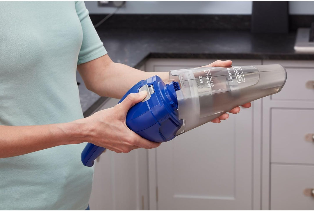 BLACK+DECKER NVC115WA-B5 DustBuster Cordless Handheld Vacuum 3.6V Blue/Grey