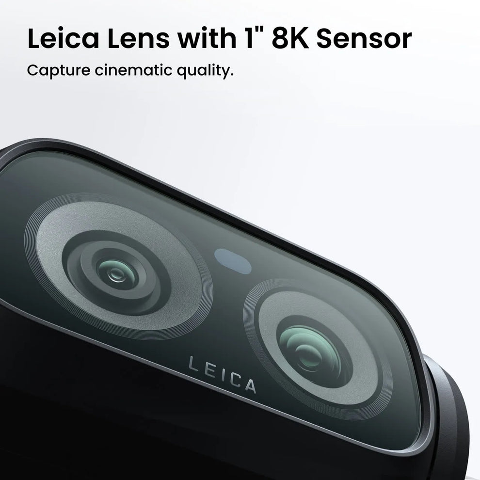 Insta360 Luna Ultra Creator Bundle – 8K Dual-Lens Gimbal Camera (Cosmic Black)