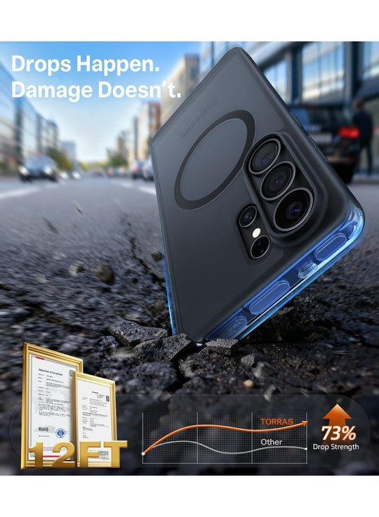 TORRAS Guardian Magnetic Case for Samsung Galaxy S26 Ultra - Black