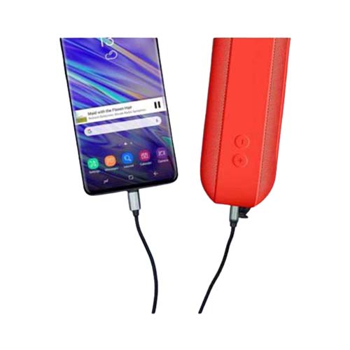 Powerology Braided USB-C to 3.5mm AUX Grey