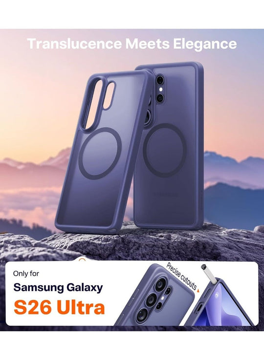 TORRAS Guardian Magnetic Case for Samsung Galaxy S26 Ultra - Dark Purple