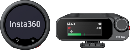 Insta360 Mic Pro (1 TX + 1 RX) – Wireless Microphone System