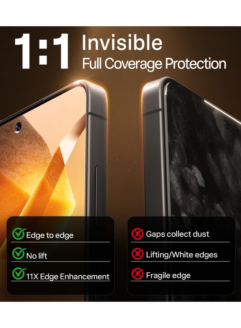 TORRAS Install Master Screen Protector for Samsung Galaxy S26 - Clear