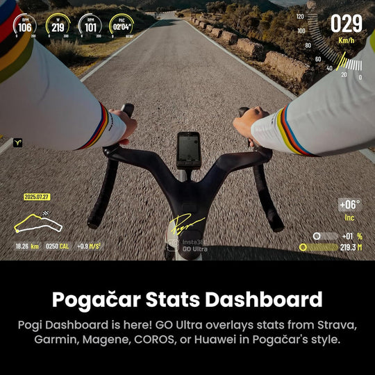 Insta360 GO Ultra Tadej Pogačar Edition – 4K Wearable Action Camera (Limited Edition)