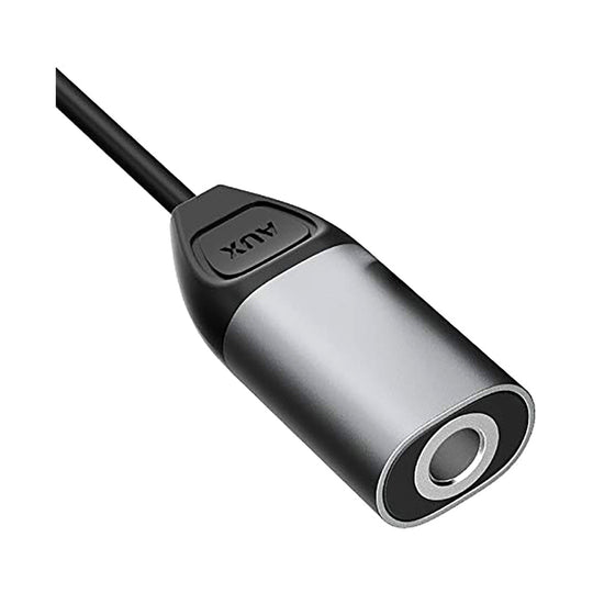 Dudao 2-In-1 Lightning To 3.5mm Aux Cable Grey