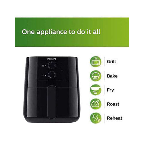 Philips HD9200 3000 Series Air Fryer 4.1L 1400W Black