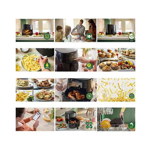 Philips HD9270 6200 Series Air Fryer XXL 6.2L Black